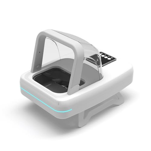 ISENVO Automatic Cat Feeder with RFID Collar Sensor, Recognize 134.2kHz 15 Digits Pet Chip ID, Obese Cat, Anti Food Grabing for Both Wet Dry Food and Health Management