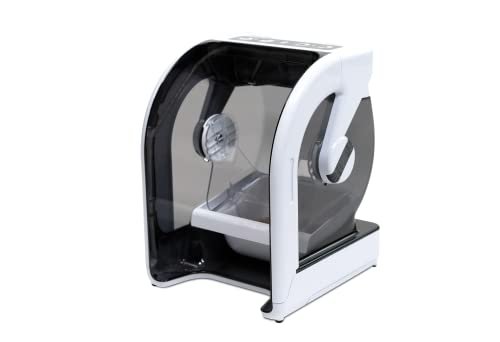 Closer Pets MiBowl Automatic Selective Microchip Smart Pet Feeder (CP500) - BPA and BHT Free Bowl with Enclosed Back for Small to Medium Cats and Small Dogs, White