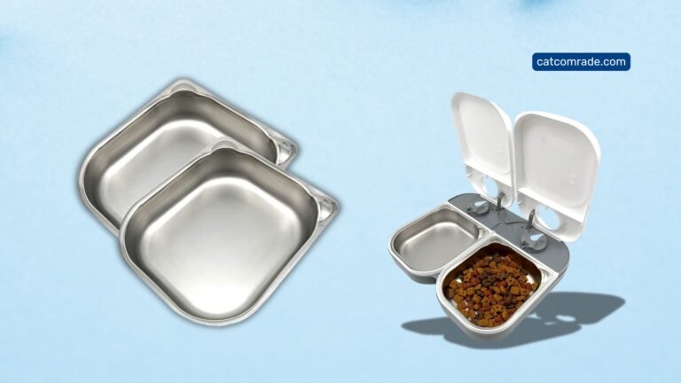 Cat Mate C200_ Elevate Pet Feeding with Stainless Steel Bowl Inserts