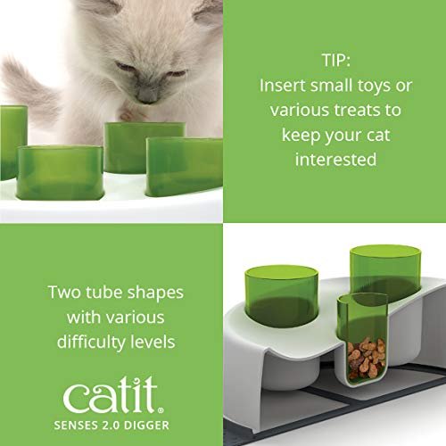 Catit Senses 2.0 Digger Interactive Slow Feeder - Turn Mealtime into Play Time - Image 5