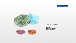 Bifeaw Slow Feeder Cat Bowl: Easy Clean Silicone for Dry & Wet Food