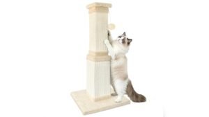 AGYM Cat Scratching Post Review: Sturdy 32-Inch Sisal for Large Cats