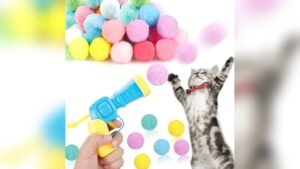 MeoHui 31Pcs Cat Ball Toy Launcher Gun Review: Fun & Interactive