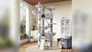 SHA CERLIN 81in Tall Cat Tree Tower Review – Cozy & Sturdy